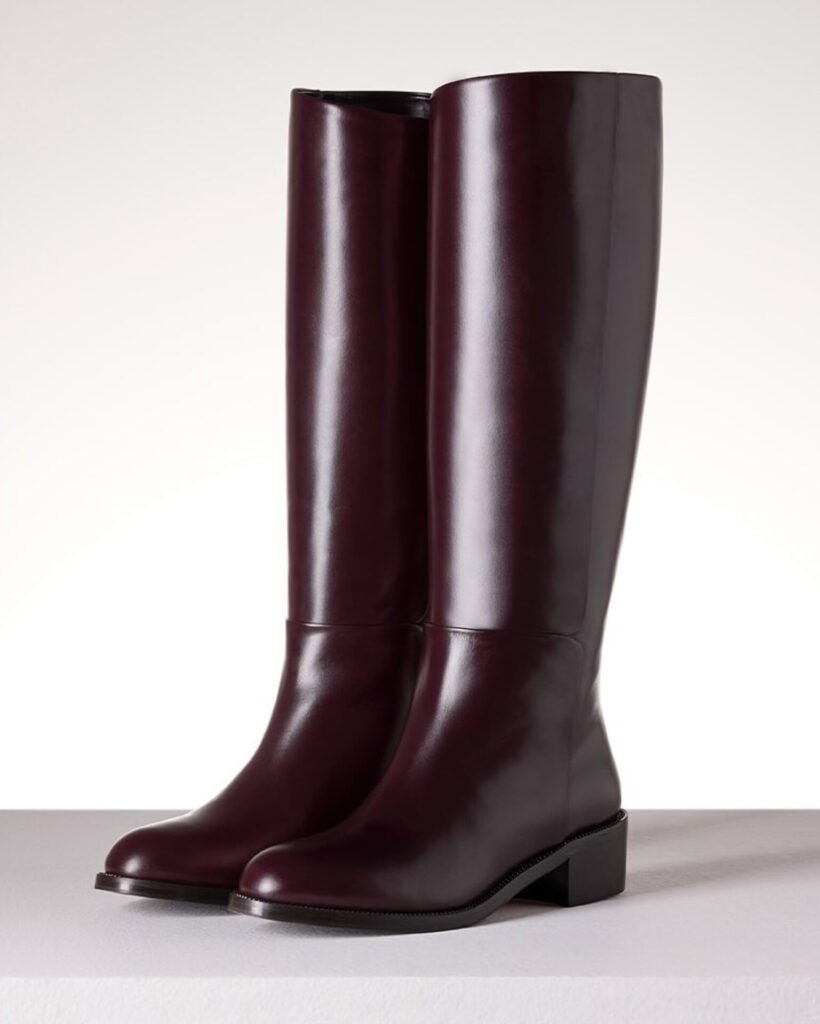 1Aquazzura-Knee-Burgundy-Boots - Gossip Stone TV - Exclusive Celebrity Shows, Fashion, and Luxury News