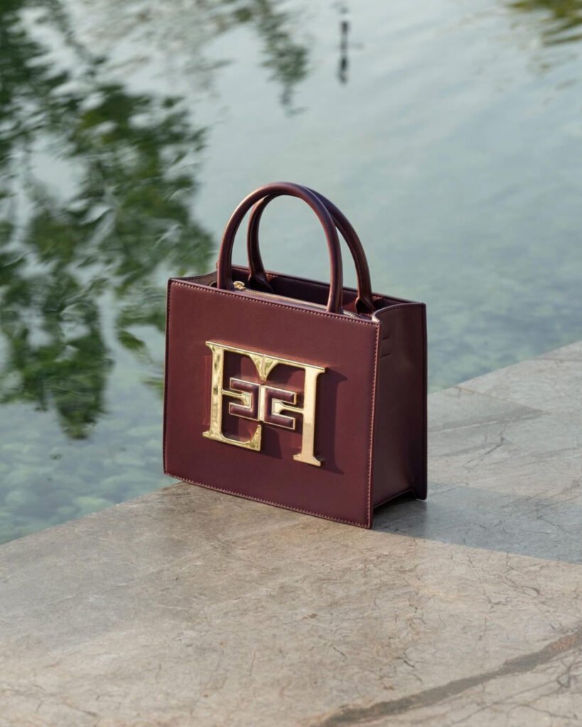2Elisabetta-Franchi-Burgundy-Bag - Gossip Stone TV - Exclusive Celebrity Shows, Fashion, and Luxury News