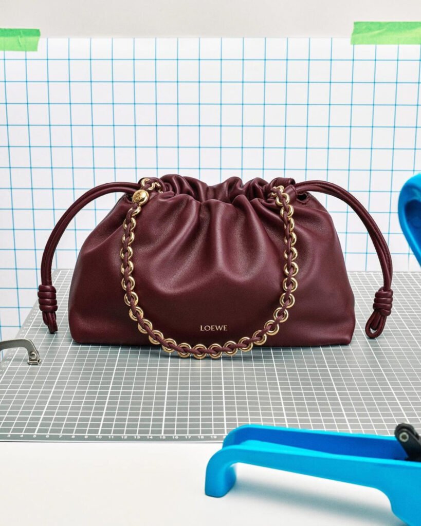 6Loewe-Burgundy-Bag - Gossip Stone TV - Exclusive Celebrity Shows, Fashion, and Luxury News