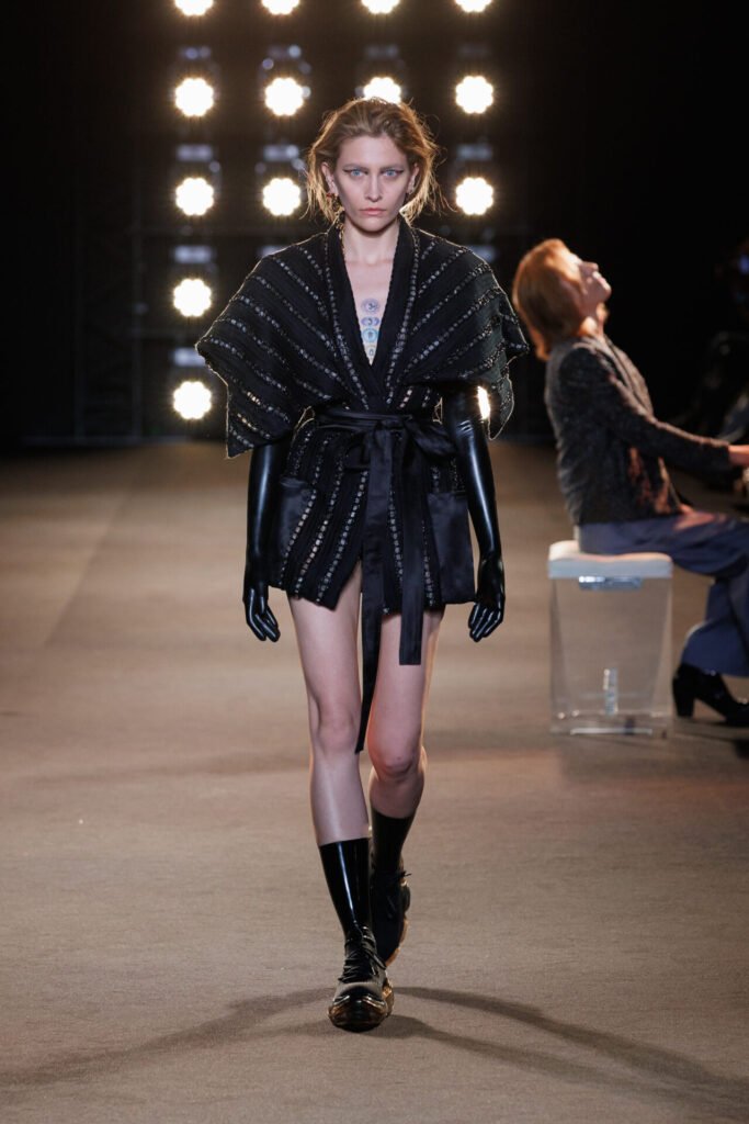 Maison Yoshiki_ss25_runway_press_look01 - Gossip Stone TV - Exclusive Celebrity Shows, Fashion, and Luxury News